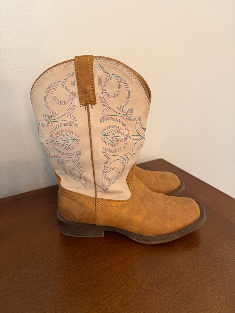 Roper Kids Annie Western Cowgirl Boots - Size 1